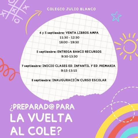 ¿Preparados para la vuelta al cole?